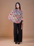 Women's Pure Wool Faux Pashmina Kalamkari Printed Embroidery Stole